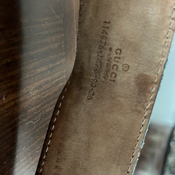 Authentic GUCCI belt MENs - Picture 3 of 3